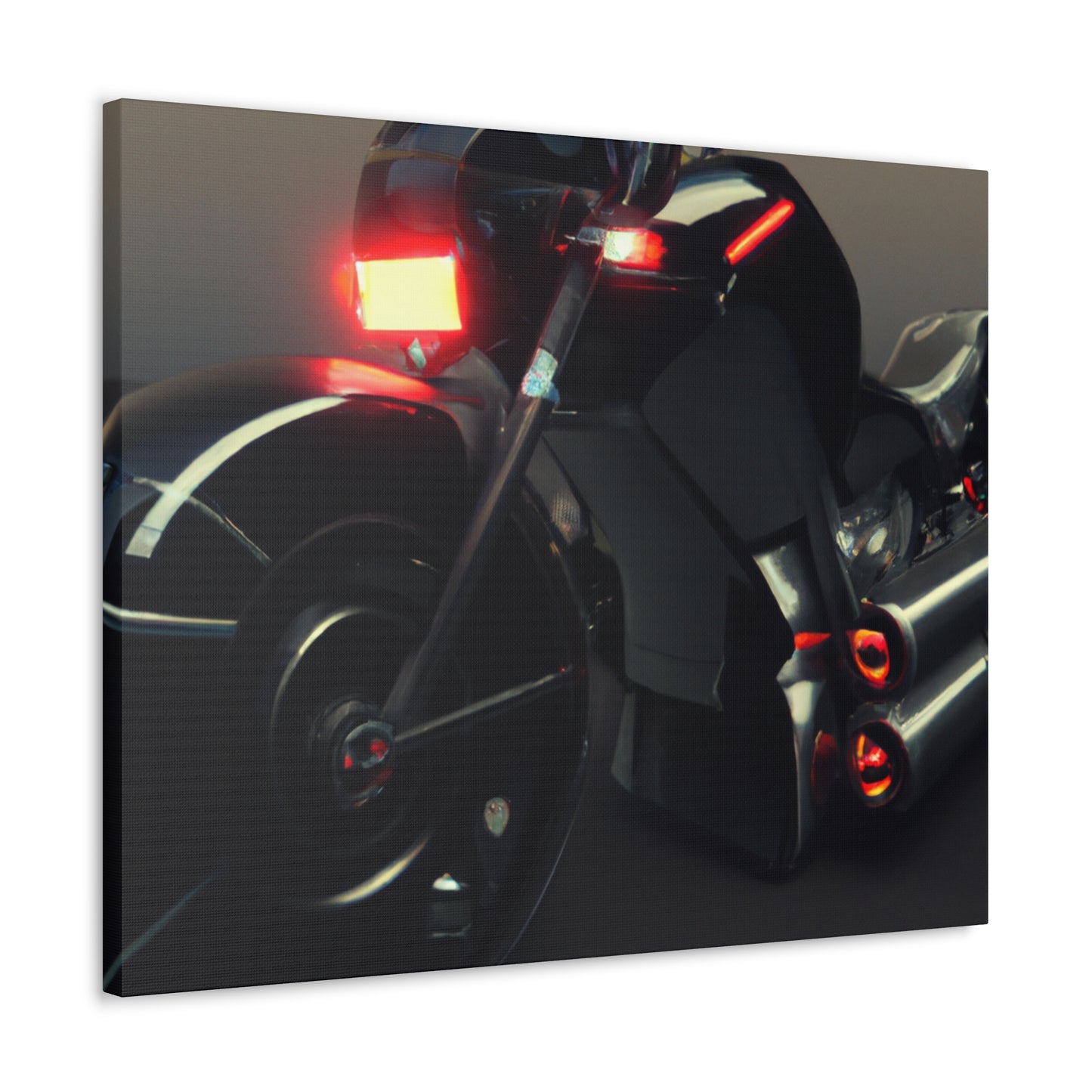 Adonis Brightdriven  Ultra HD Motorbike Canvas - Futuristic Digital Art