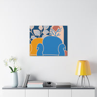 Adrienne Van Dyck Sage & Blue Abstract Canvas - Eco-Friendly Modern Art