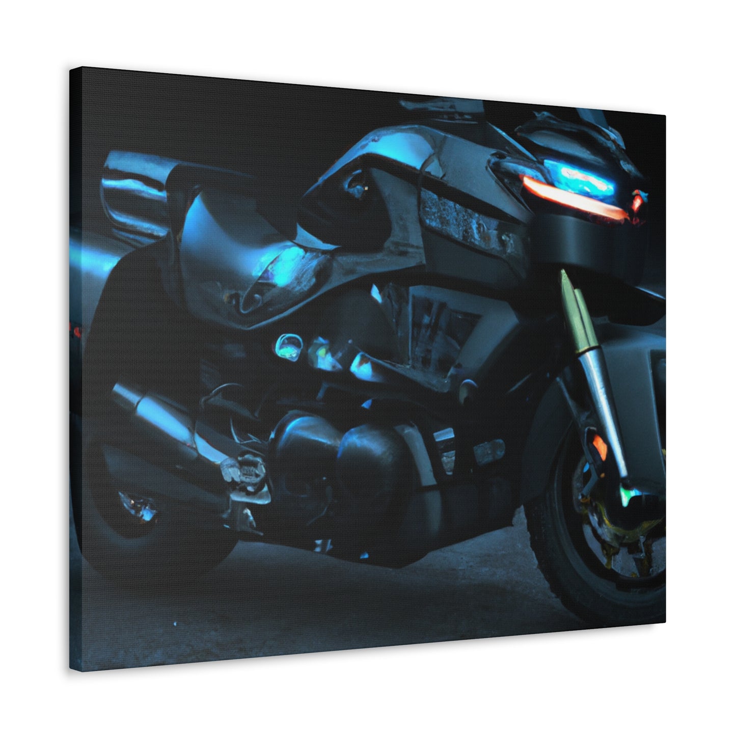 Adira Dynosek Ultra HD Motorcycle Canvas - Futuristic Moto Art for Enthusiasts