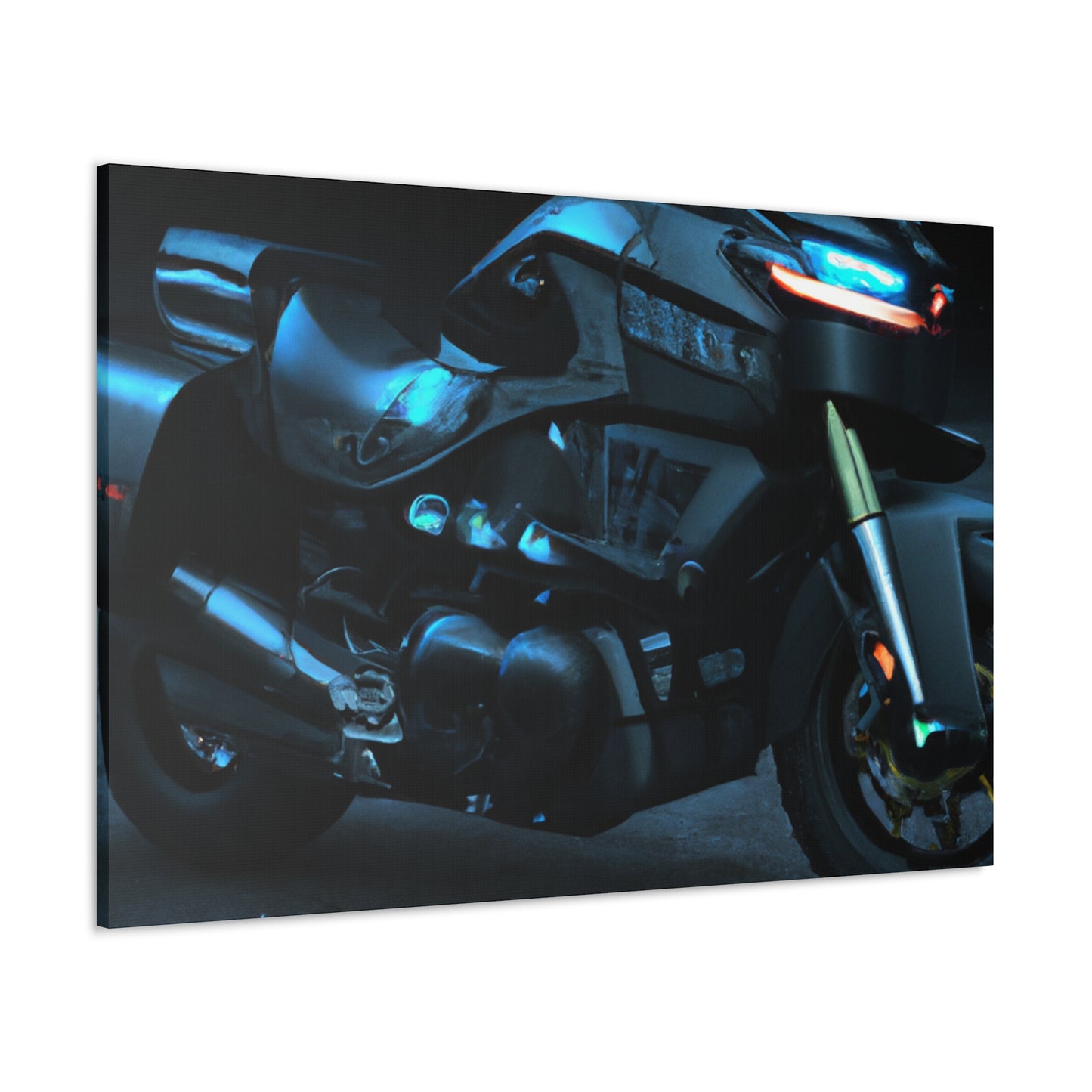 Adira Dynosek Ultra HD Motorcycle Canvas - Futuristic Moto Art for Enthusiasts