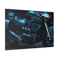 Adira Dynosek Ultra HD Motorcycle Canvas - Futuristic Moto Art for Enthusiasts