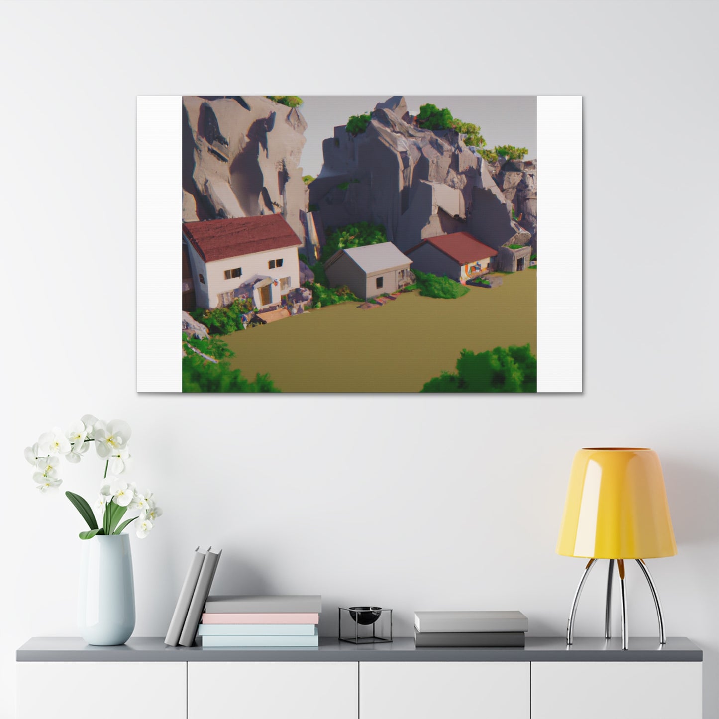 Adriaen van de Velde Peaceful Landscape Canvas - Modern Digital Wall Art