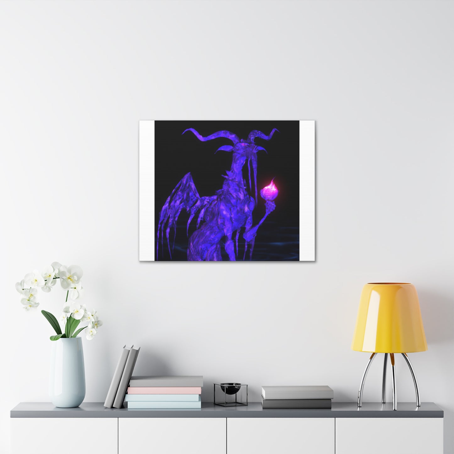 Aegina, the Celestial Phoenix - Mythical Creatures Digital Art Canvas