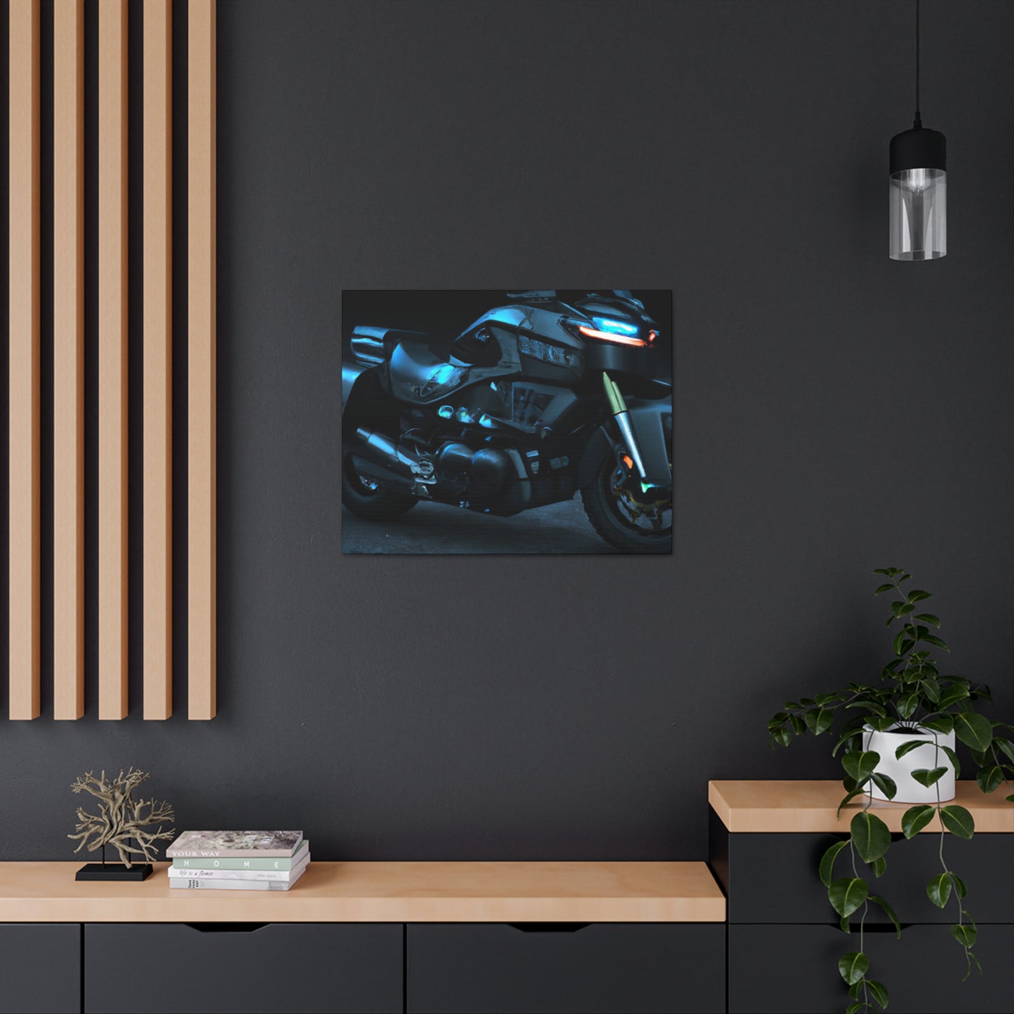 Adira Dynosek Ultra HD Motorcycle Canvas - Futuristic Moto Art for Enthusiasts