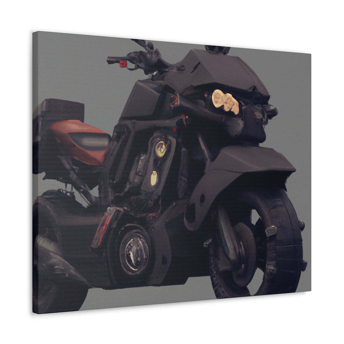 Aeron Kinetic Motorcycle Canvas - Futuristic Ultra-HD Wall Art