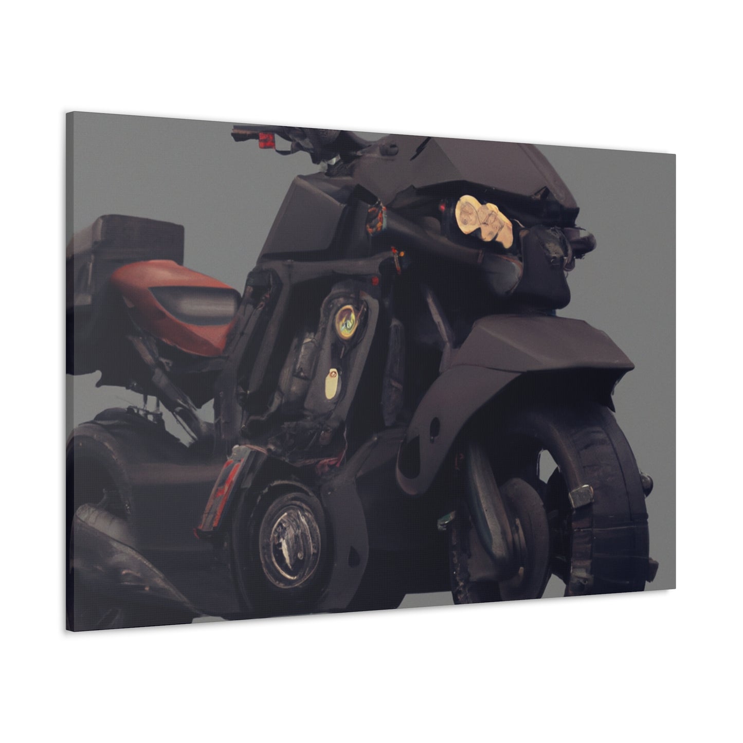 Aeron Kinetic Motorcycle Canvas - Futuristic Ultra-HD Wall Art