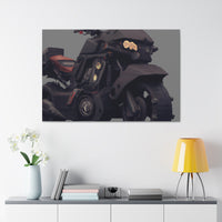 Aeron Kinetic Motorcycle Canvas - Futuristic Ultra-HD Wall Art